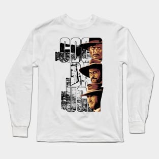 The Good The Bad and The Ugly Classical Retro Long Sleeve T-Shirt